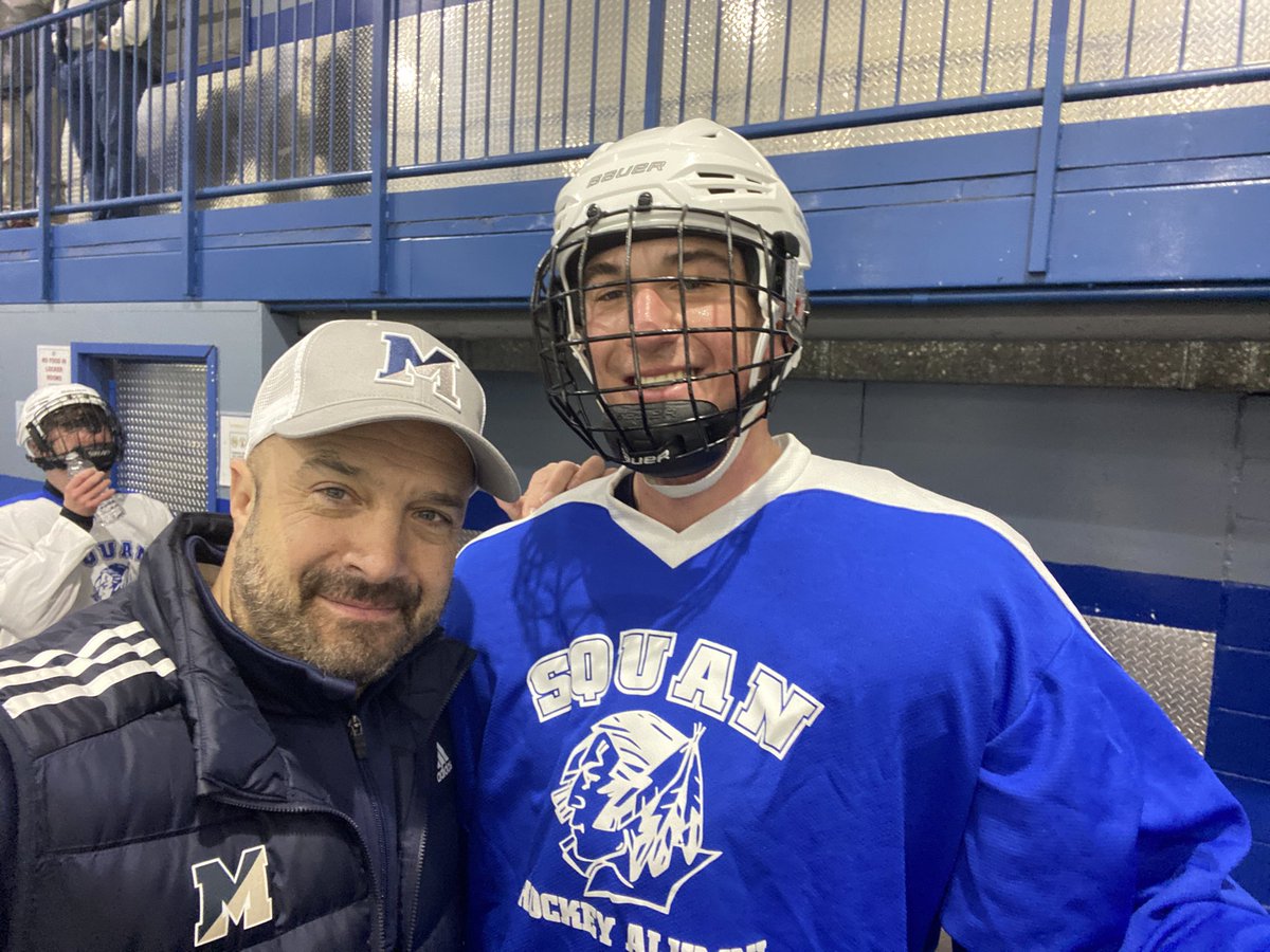 RichardIrace's tweet photo. Nice to see our @squanicehockey alumni playing this morning. #family @PrincipalSquan @SquanAthletics https://t.co/EV1dwGYJjz