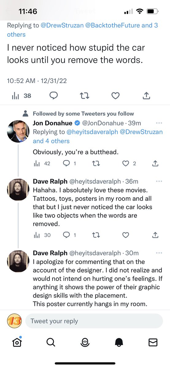 UHFchannel13's tweet photo. @DrewStruzan Sorry buddy. https://t.co/dmTR2H5Sib