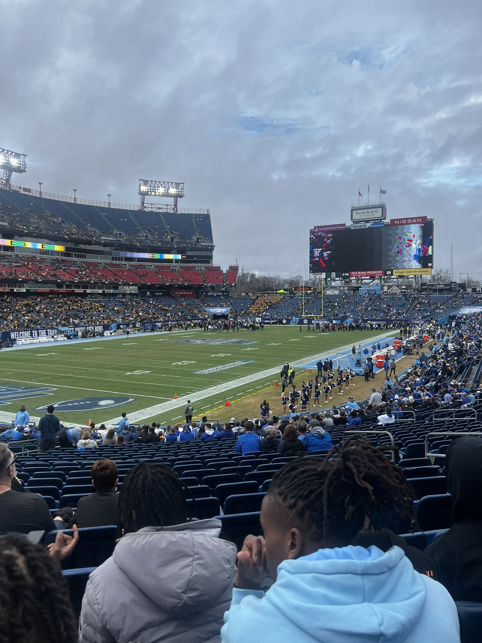 view from seat nissan stadium