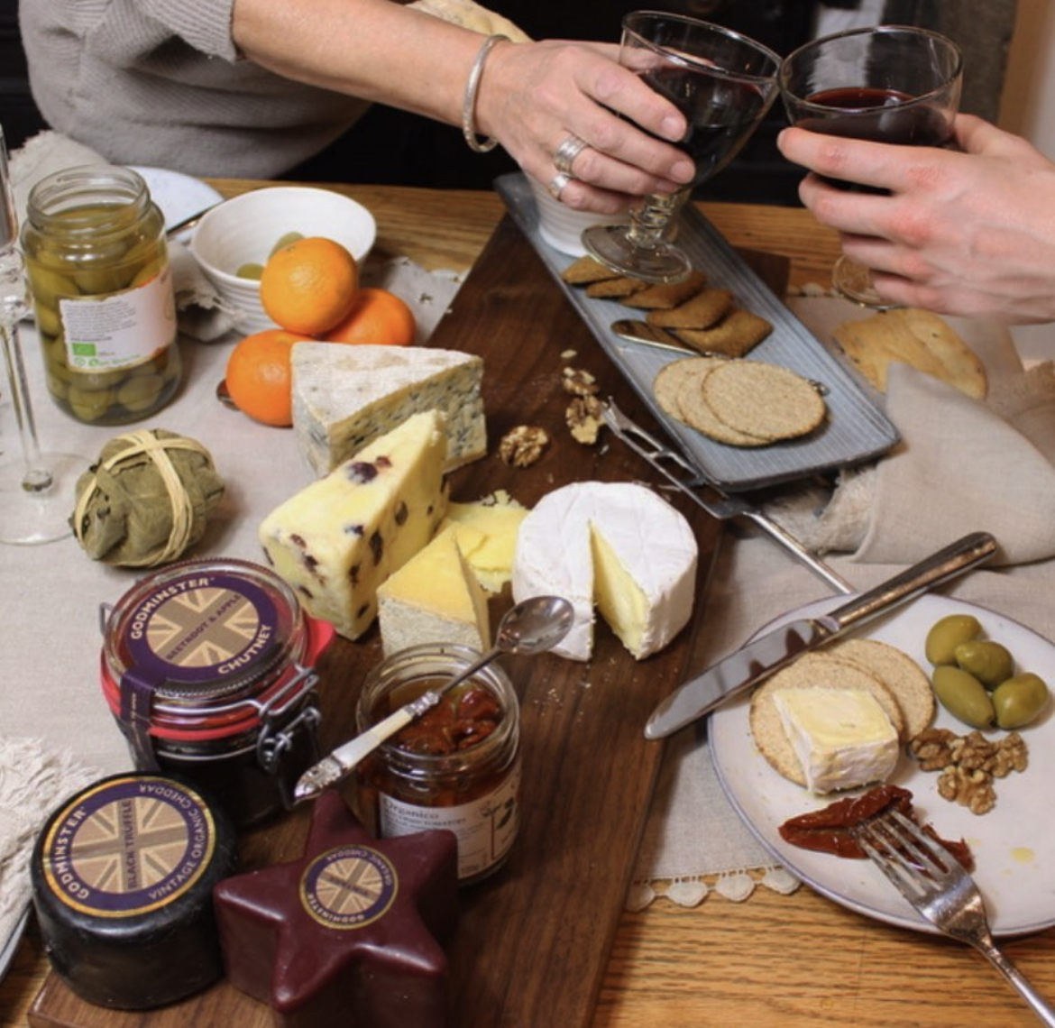 Happy New Years Eve! We hope yours is as tasty as ours… 🧀 🍷 ❤️ #organicfarming #organicmeat #organiccheese #sustainablefarming #nye #pendlehill #lancashire #rawmilk #newyearseve2022