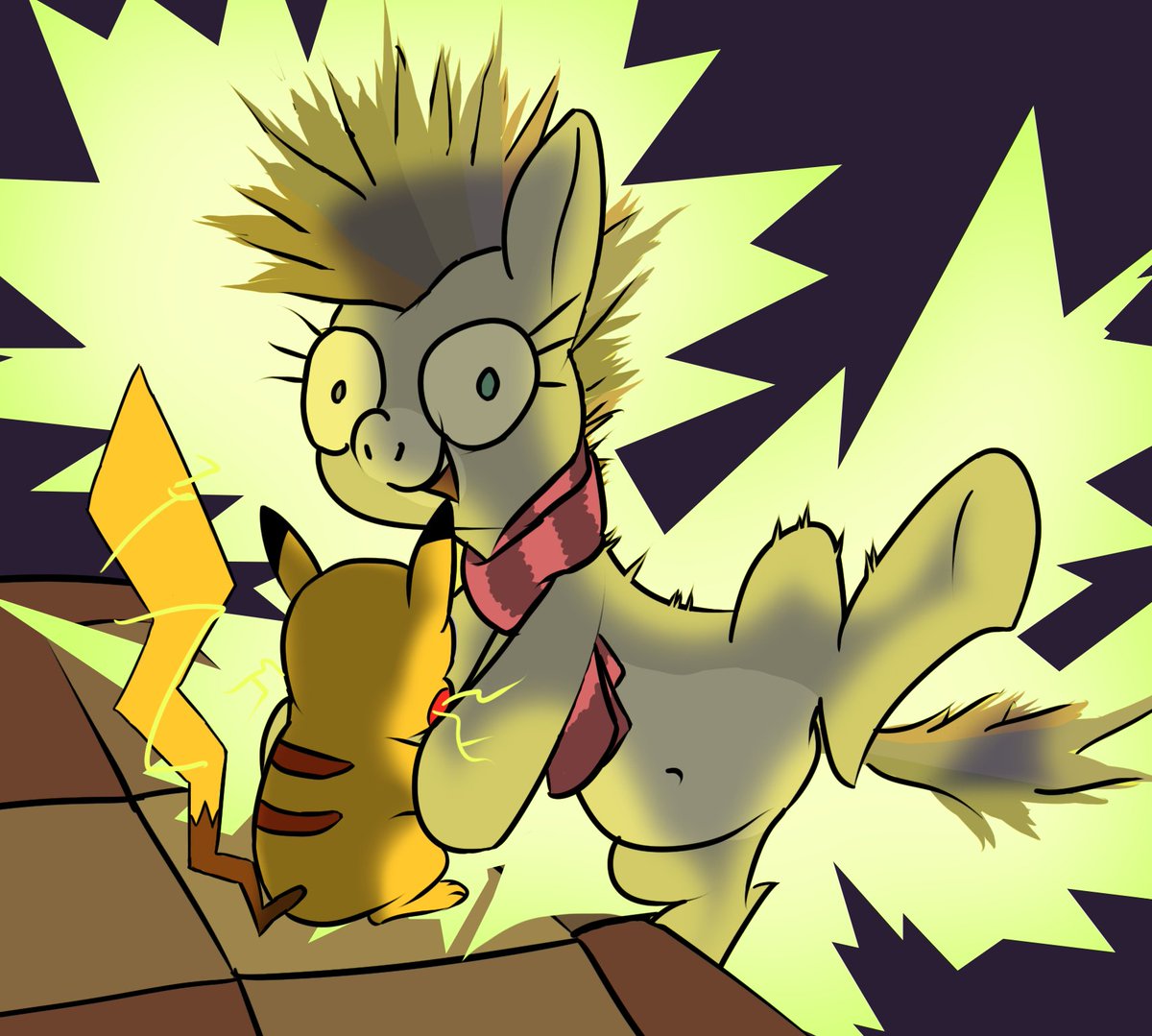 Another bad art:
(received a gift)
"Happy birthday, Faith donkie. I hope this gift will be your best partner!"
(Opened) "Wow, a squirrel! So adorable!"
CHUUUUUUUUUUUUUUU!