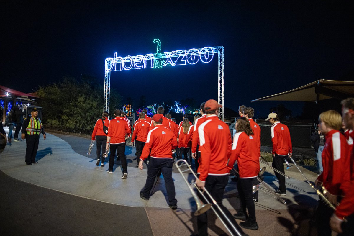 badgerband's tweet photo. We stayed busy before game time in Phoenix. We also had a great time meeting @ostatecmb at our performance at the @phoenixzoo!
#OnWisconsin
📸: @pxphotography https://t.co/hlFuZM6jjK