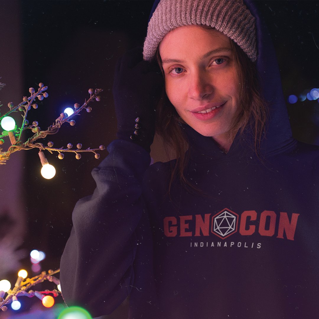 Gen_Con's tweet photo. βοΈ Stay warm and show off your favorite con with this Gen Con hoodie. Don't forget about the matching joggers! Get all your winter essentials today.
π https://t.co/KxOueepkIW
#GenCon #GenConMerch #RollacritMerch #WinterCollection @Rollacrit https://t.co/rNzr17QlHz