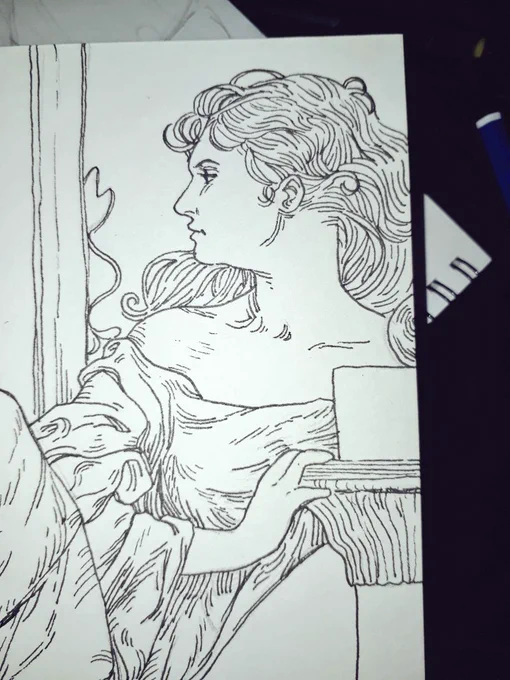happy new year. last sketch of the year 