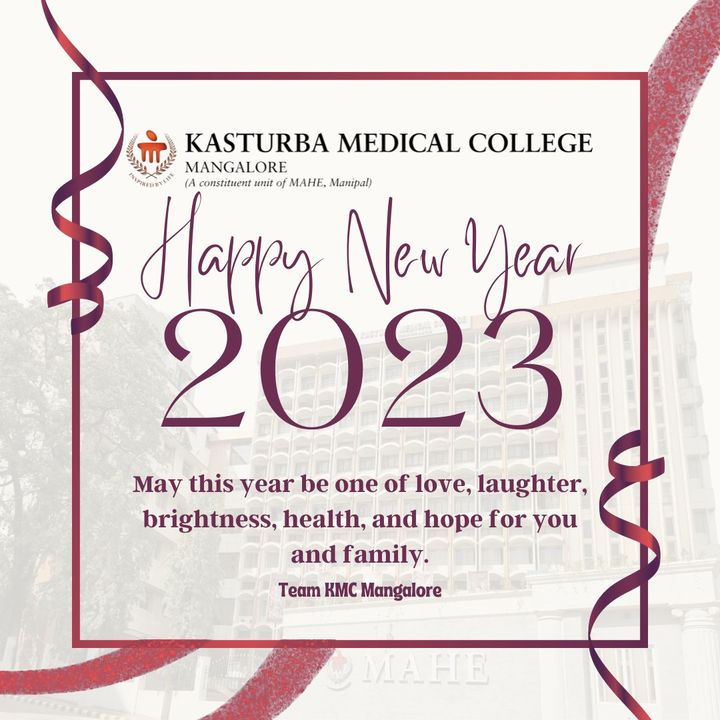 Welcome, 2023! 

Manipal Academy of Higher Education <a href="/DrBUnnikrishnan/">UNNIKRISHNAN B</a> <a href="/suresh06121975/">Dr B Suresh Kumar Shetty</a> @swamitwitanand <a href="/BaligaShrikala/">Shrikala Baliga</a> Manipal Hospitals 

#happynewyear #2023 #wishes