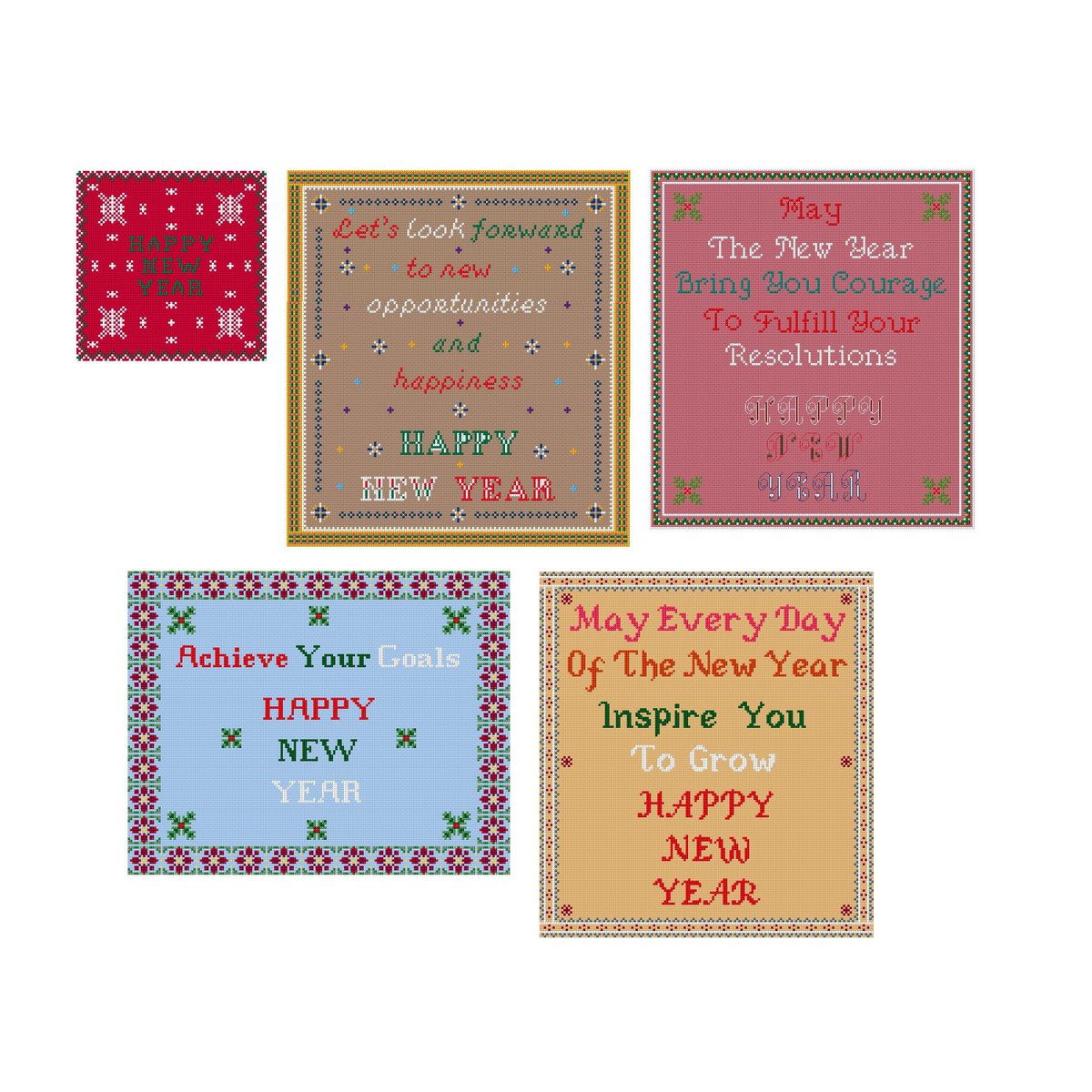 New Year Eve Cross Stitch Pattern Instant Pdf Set1 Christmas Sampler Potrait Winter Snowflakes Chart Greeting Card Counted Beginner Diy Home tuppu.net/d2126fe0 #Crossstitchfurnish #Etsy #SamplerPattern
