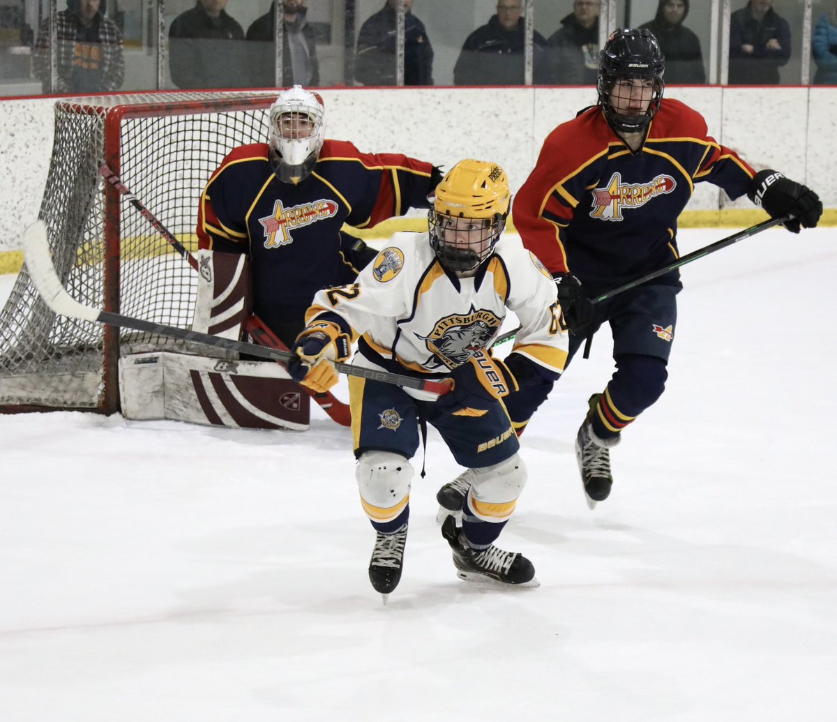 PittPreds16uAA's tweet photo. After 2 periods here @IceCastleArena 

🟡 #Predators 1
⚪️ #Arrows 1

#Pittsburgh
#Armstrong #PAHL 16uAA #HockeyTwitter https://t.co/ZdhIoEeY9m