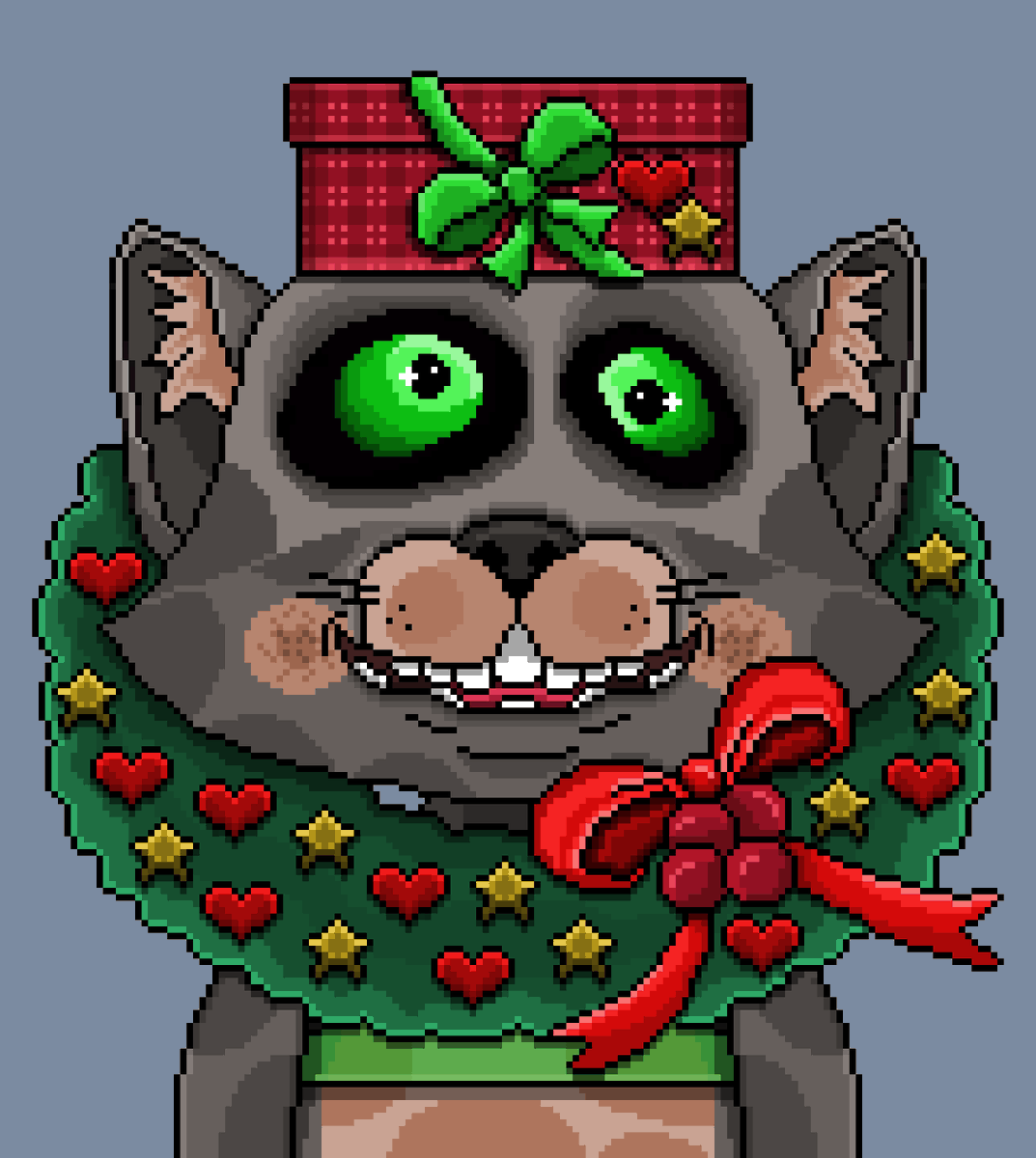 Merry Christmas! 🎅❤️🤶
Please visit, enjoy and buy! 😉
Link is in Bio 😊
#pixel #pixelart #nft #opensea #openseanft #art #creative #snowfoxofficialnft #brasil