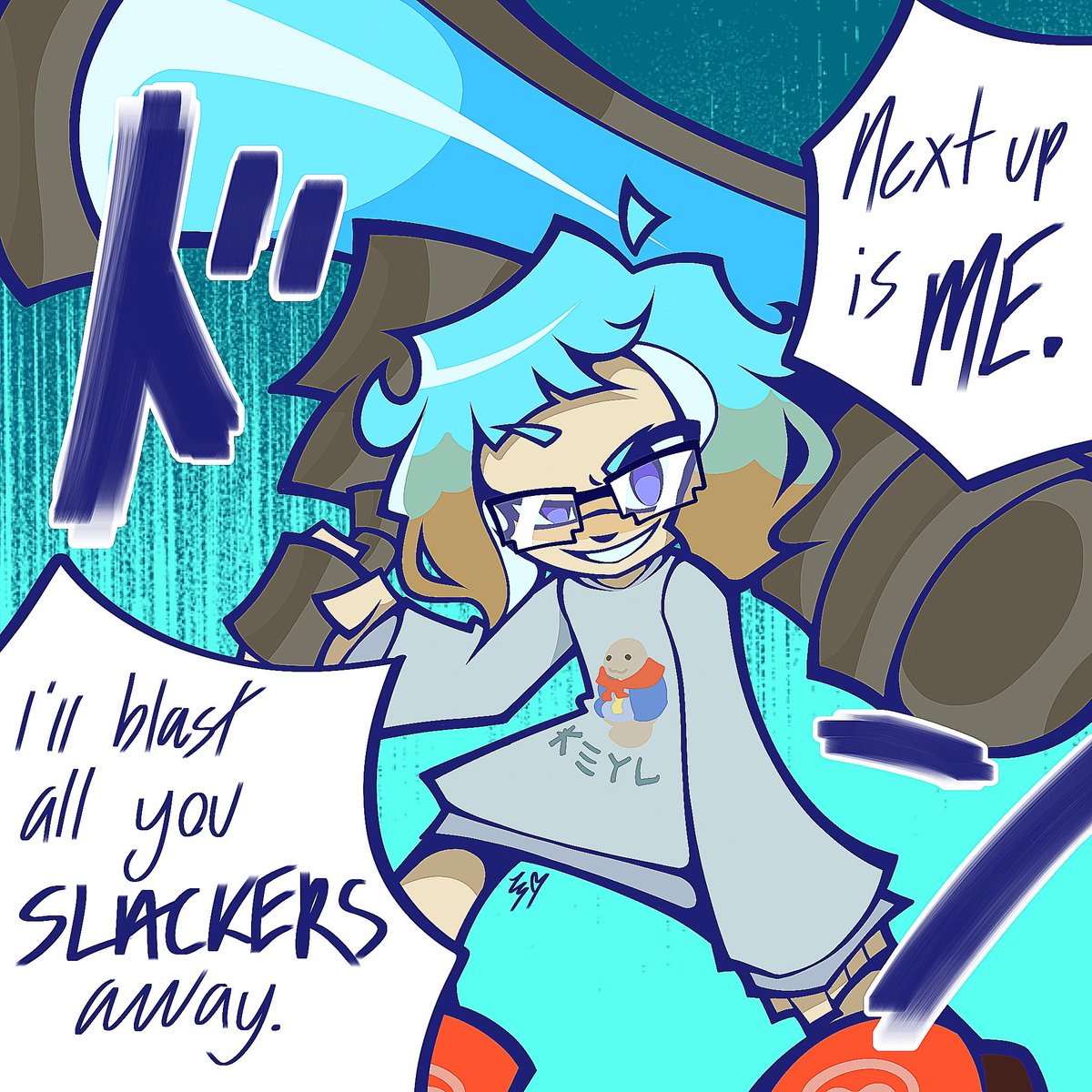 SqueggyEggs's tweet photo. splatoon manga panel redraw i conjured up yesterday https://t.co/BRWGlV2hXv