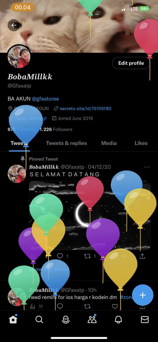 Gfaxatp's tweet photo. hehehhe ada balon https://t.co/0DILleov8K