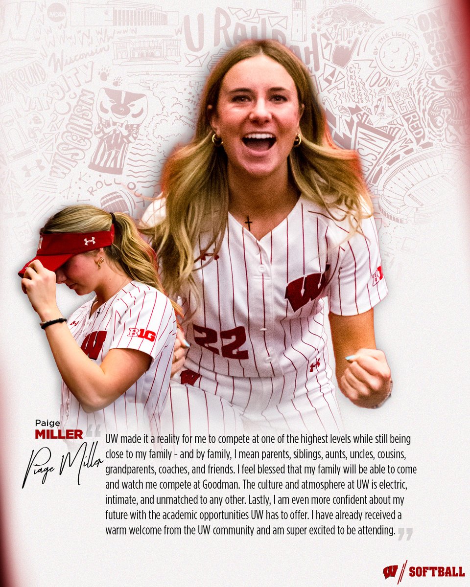 BadgerSoftball's tweet photo. "𝘛𝘩𝘦 𝘤𝘶𝘭𝘵𝘶𝘳𝘦 𝘢𝘯𝘥 𝘢𝘵𝘮𝘰𝘴𝘱𝘩𝘦𝘳𝘦 𝘢𝘵 𝘜𝘞 𝘪𝘴 𝘦𝘭𝘦𝘤𝘵𝘳𝘪𝘤,
𝘪𝘯𝘵𝘪𝘮𝘢𝘵𝘦, 𝘢𝘯𝘥 𝘶𝘯𝘮𝘢𝘵𝘤𝘩𝘦𝘥 𝘵𝘰 𝘢𝘯𝘺 𝘰𝘵𝘩𝘦𝘳."
-@paigeomiller https://t.co/l9Pql2Tjy8