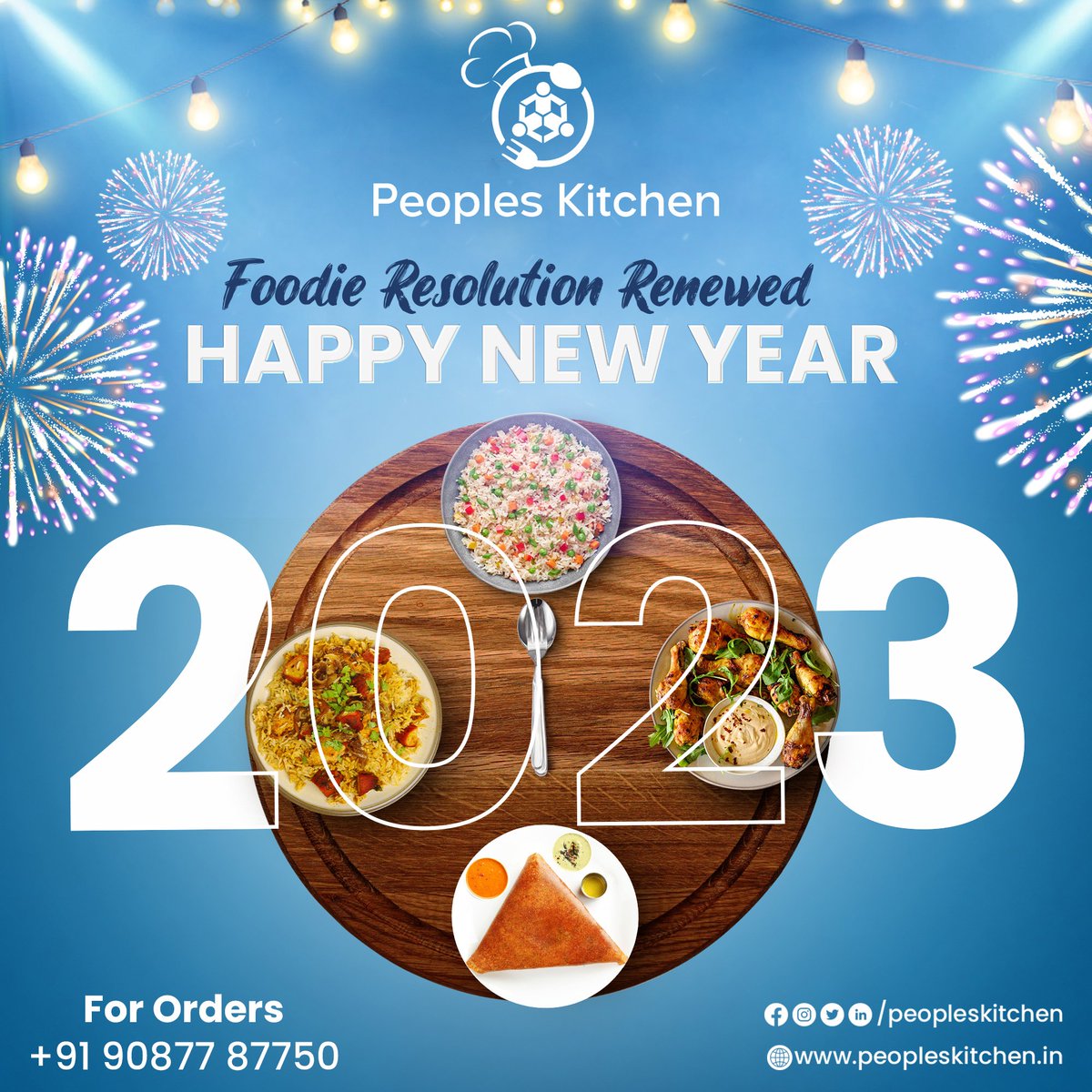 PeoplesKitchen_'s tweet photo. New year means new resolutions! What’s yours? On this day, we wish you happiness and more opportunities to try tasty food.

Happy New Year!

#newyear2023 #newyearseve #newyear #celebrate #celebration #wishes #wishes2023 #welcome2023 #happiness #opportunities #food https://t.co/KgrD5nVQxt