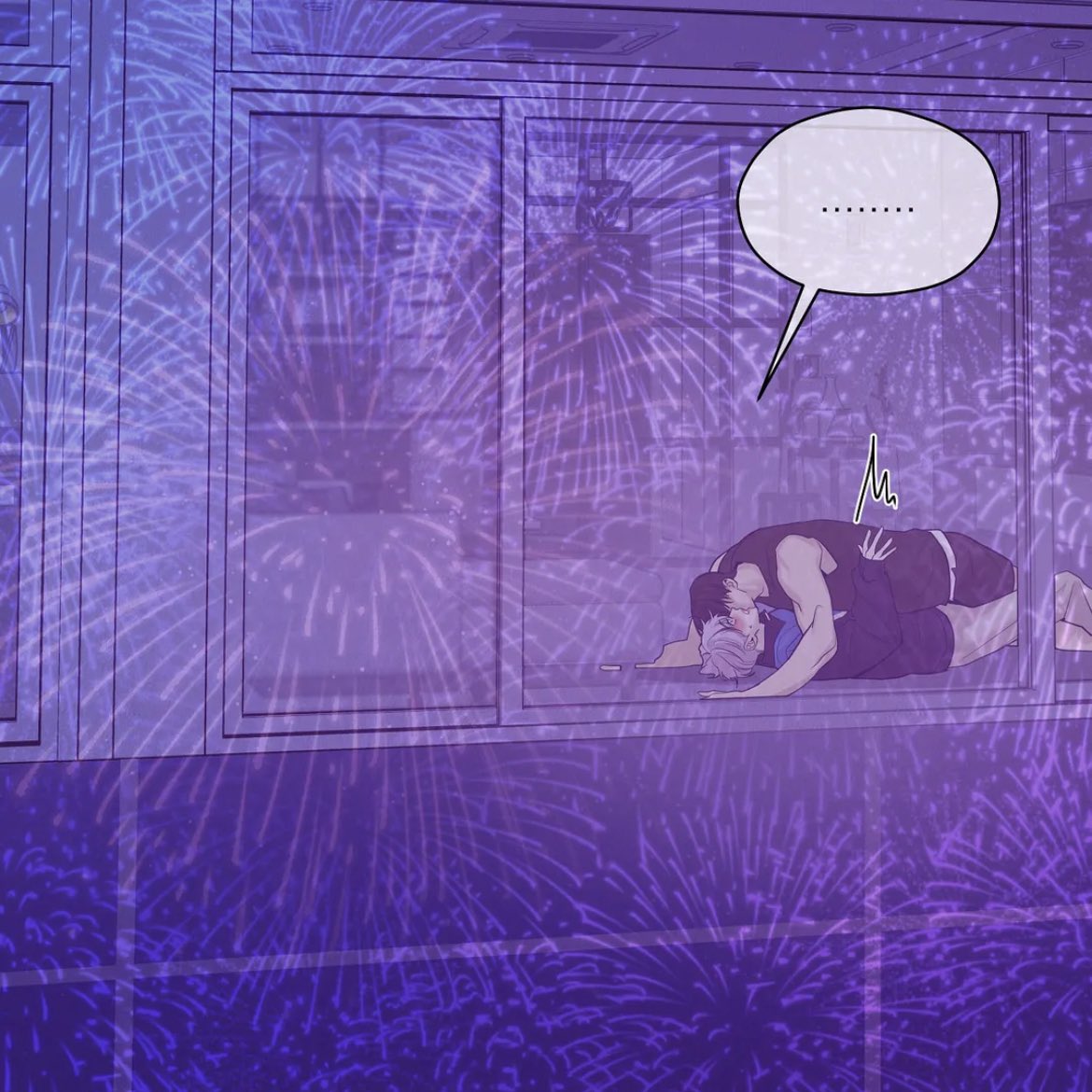 คนตัวสูงก้มลงไปใกล้จนจมูกเฉียดแก้มนิ่ม ผ่อนลมหายใจร้อนรดรินก่อนจะกระซิบแผ่วเบาข้างใบหู

" สุขสันต์วันปีใหม่นะพี่จูฮา "