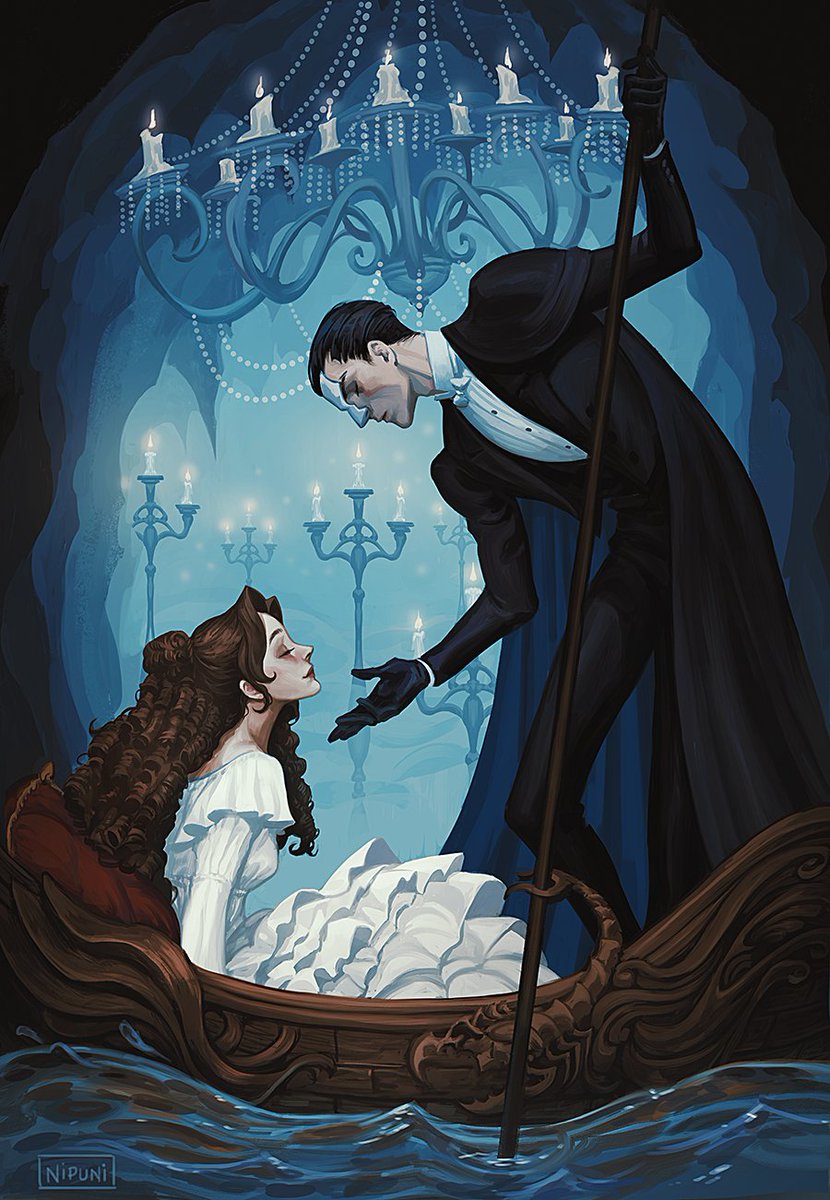NipuniDraws's tweet photo. Dare you trust the music of the night 🎼 #phantomoftheopera #thephantomoftheopera https://t.co/tKDObskEBI
