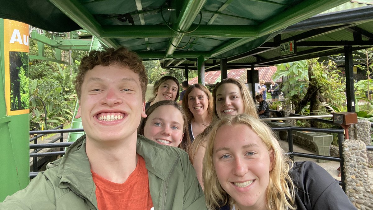 AugieSwim's tweet photo. "But hey, I didn’t get on a 700-meter long, 100-meter tall, 50 mile per hour zipline while screaming 'Do it for the blog!' for nothing, so I’ll try my best." 

@cailey_scott has a day 3 update 😏

Full Blog 📝: https://t.co/zEymzNCVnT

#BuildingChampions https://t.co/zJREcbBxN7