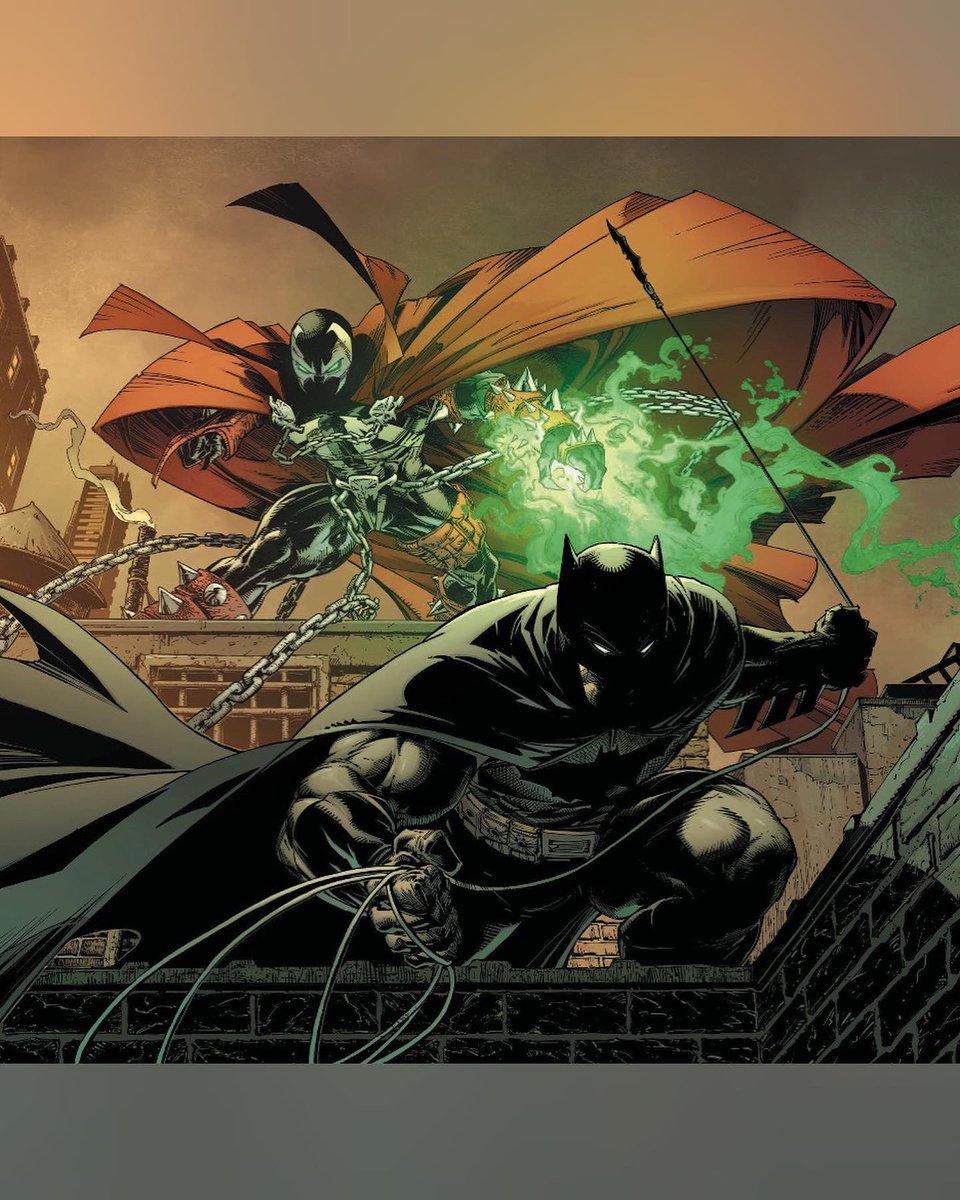 Todd_McFarlane's tweet photo. #YearInReview…Getting to work with THIS GUY again! #SpawnBatmanCrossover 

@GregCapullo  #Spawn #Batman #Capullo #McFarlane https://t.co/teZMRuf5Z2