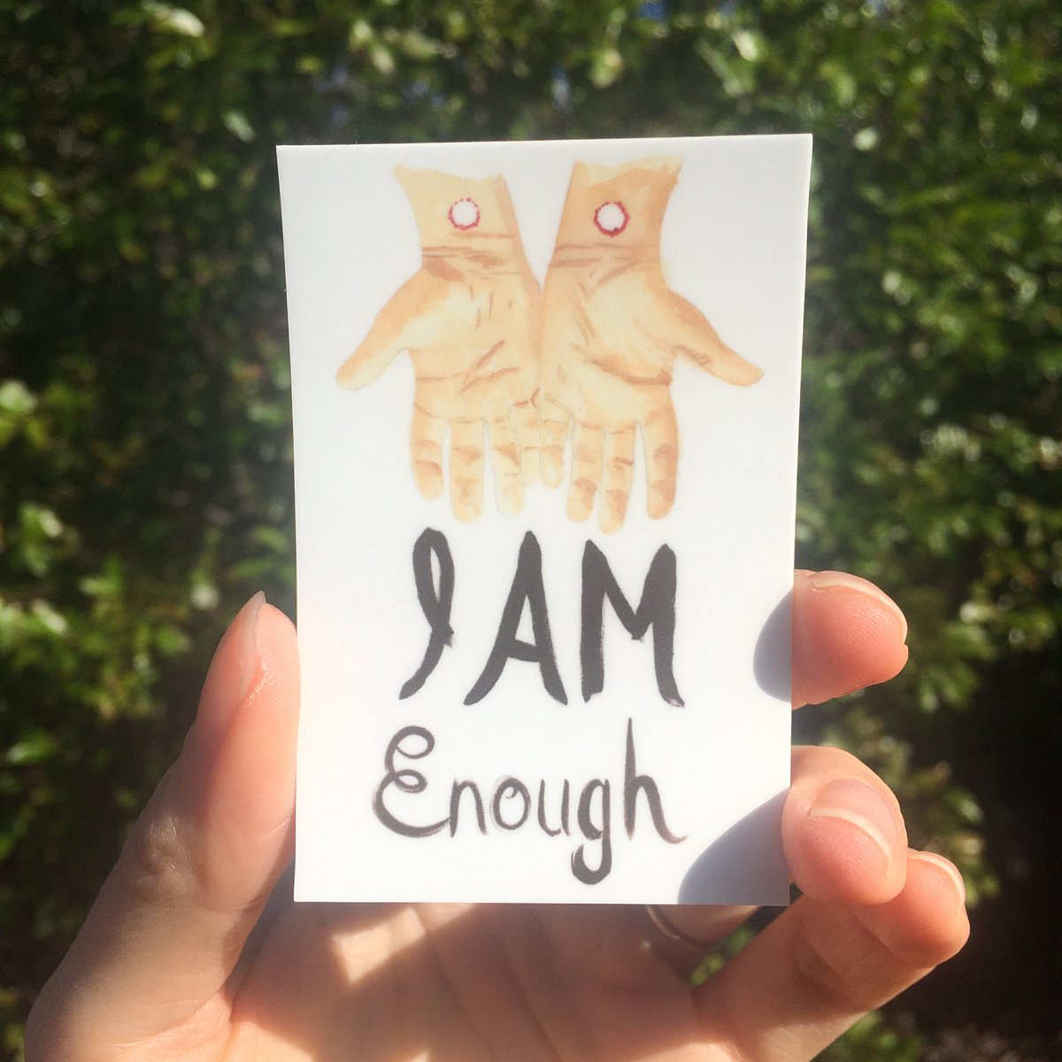 Jesus is enough. 

Enough for every thoughtless mistake and every moment of willful rebellion; for every fear, injustice, and rejection, He is enough.

Retweet to win this sticker!