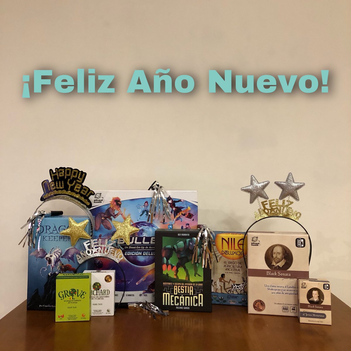 melmacgames's tweet photo. ¡Melmac Games os desea un feliz 2023!🎉🎉🎊🎊
#melmacgames #editorial #juegosdemesa #juegodemesa #boardgames #boardgame #juegos #juego #jocsdetaula https://t.co/llUNmEUzAv