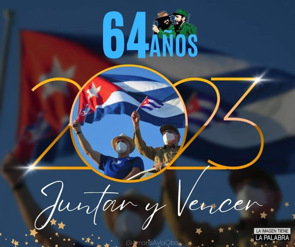feria_pla's tweet photo. #JuntarYVencer feliz 64 aniversario de la Revolución #Cuba #CorreosdeCuba https://t.co/OytpQSs7nP