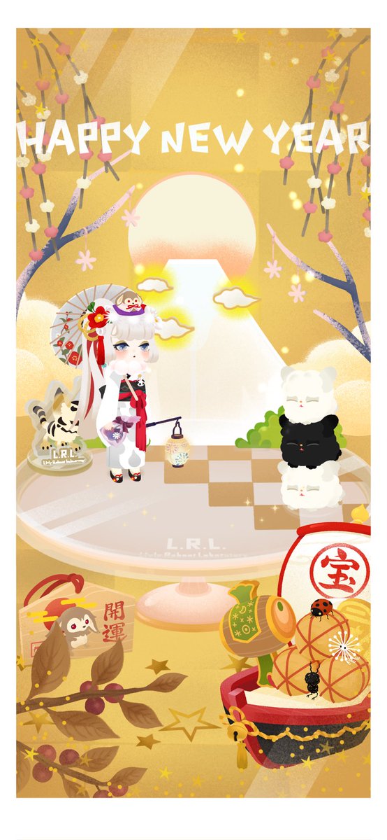 Rhea_Lien's tweet photo. Happy New Year🎆

#リヴリー　#うちのリヴリー https://t.co/Bq79A4Fr9v
