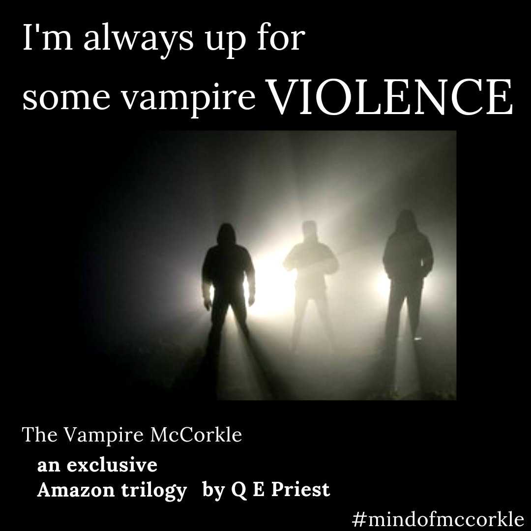 <a href="/kadedraven/">KF Draven 🇺🇸🦁</a> "Violence"
being 
the 
operant word...

amazon.com/dp/B0B6GWW8ZM?…

#mindofmccorkle #DieSuckFacers #vampire #fiction #horror #trilogy #series #qepriest