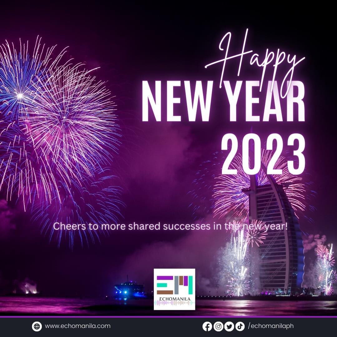 echomanilaph's tweet photo. Pour the champagne and let its mousse rise, like thousands of sparkling smiling eyes.
~ Jared M. Brown

Wishing you a fresh start with renewed energy and confidence throughout the New Year.

#echomanila #echomanilaph #NYE2022 #happynewyear2022 #ThankYou2022 #Welcome2023 https://t.co/sQvc1iTaPC