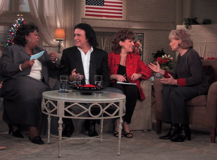 AldanaNow's tweet photo. Dec 11, 2001 - The time I saw #BarbaraWaltersRIP  interviewing @genesimmons on #TheView at ABC studios in NYC.  RIP Barbara Wah Wah! https://t.co/7Sp9ezBrA4