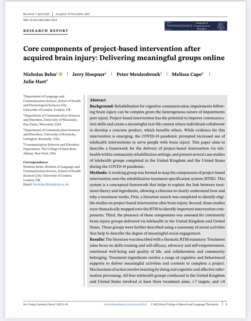 Jerry K Hoepner (@hoepner_jerry) on Twitter photo Excited to share this article about project based interventions with <a href="/NicholasBehn/">Dr Nicholas Behn</a> <a href="/Peter_M_SLP/">Peter Meulenbroek</a> Melissa Capo and Julie Hart! onlinelibrary.wiley.com/share/author/I… Excited to share this article about project based interventions with <a href="/NicholasBehn/">Dr Nicholas Behn</a> <a href="/Peter_M_SLP/">Peter Meulenbroek</a> Melissa Capo and Julie Hart! onlinelibrary.wiley.com/share/author/I…
