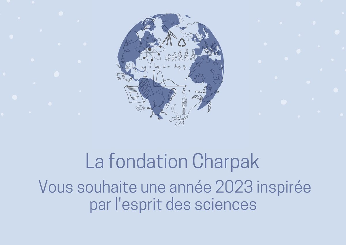 Charpak_science's tweet image. Du pain sur la planche pour la &quot;Fondation Charpak, l&apos;esprit des sciences&quot;, qui vous souhaite une bonne années 2023.
Comment transmettre le goût des sciences ? radiofrance.fr/franceinter/po…