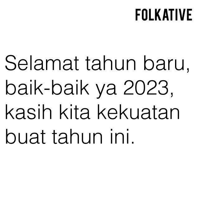 HAPPY NEW YEAR 2023 WARGA TWITTER