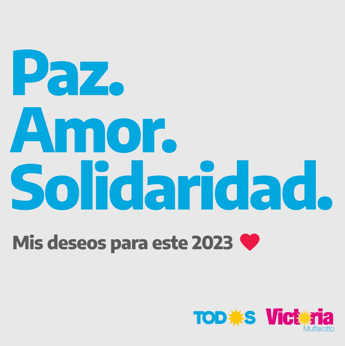 FELIZ 2023🌠🥂
Falta poco para que finalice este año y quiero agradecer a todas y todos los que me acompañaron. 
Agradecer por cada meta alcanzada.
Deseo que el ☆Año Nuevo☆ que comienza nos encuentre más unidos y más solidarios.
GRACIAS 2022 ❤️
BIENVENIDO 2023 ❤️