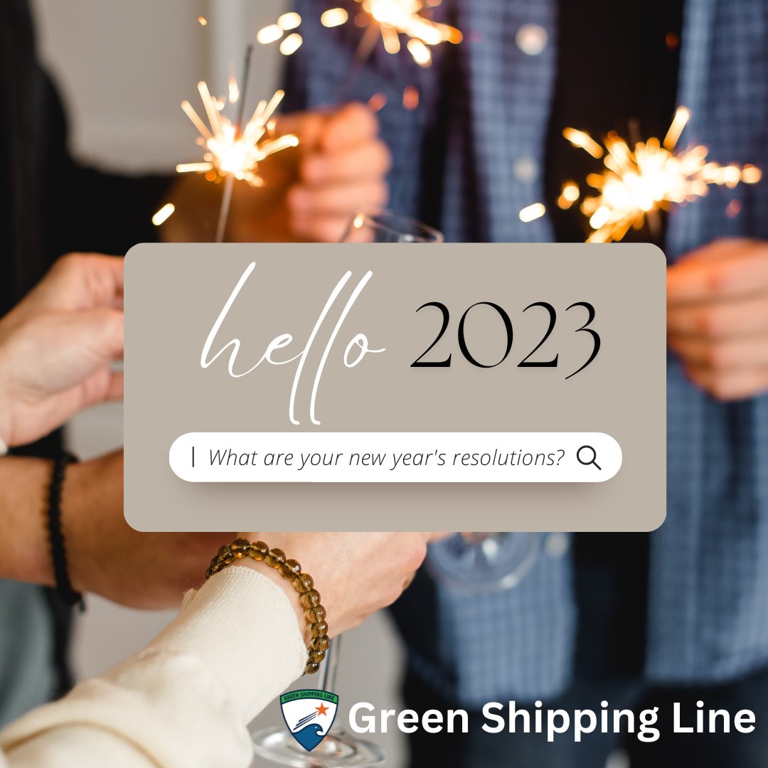 Happy New Year!!!! Green Shipping Line wishes you and your loved ones a happy and healthy new year. Have any resolutions? Post them below!!! 
#transportation #GreenShippingLine #GSL #AmericanMaritimeHwy #GreenFleet #CreateJobs #LimitlessBenefits #AlleviateGridlock #Sustainability