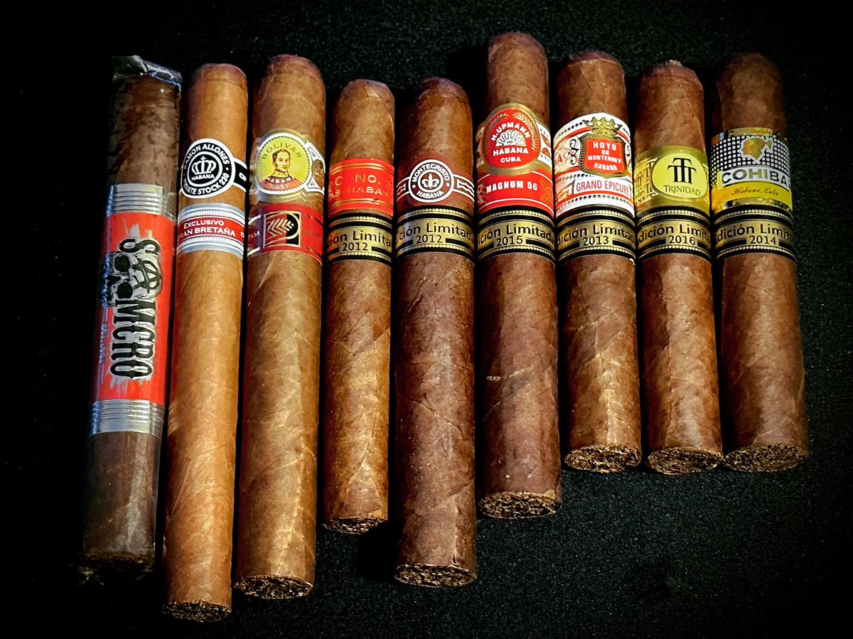 AXISPAW1's tweet photo. Hoping to smoke one of these beauties later.
Happy New Year everyone and long may yer lum reek 🤘🥃🍺💨
#hed #barevolution #cascnation #casc #cigar #cigars #cigarpunk #cigaroftheday #cigarsmoking #cigaraficionado #stogie #stogies #stogielife #happynewyear #hogmanay https://t.co/emsGFRVu1N