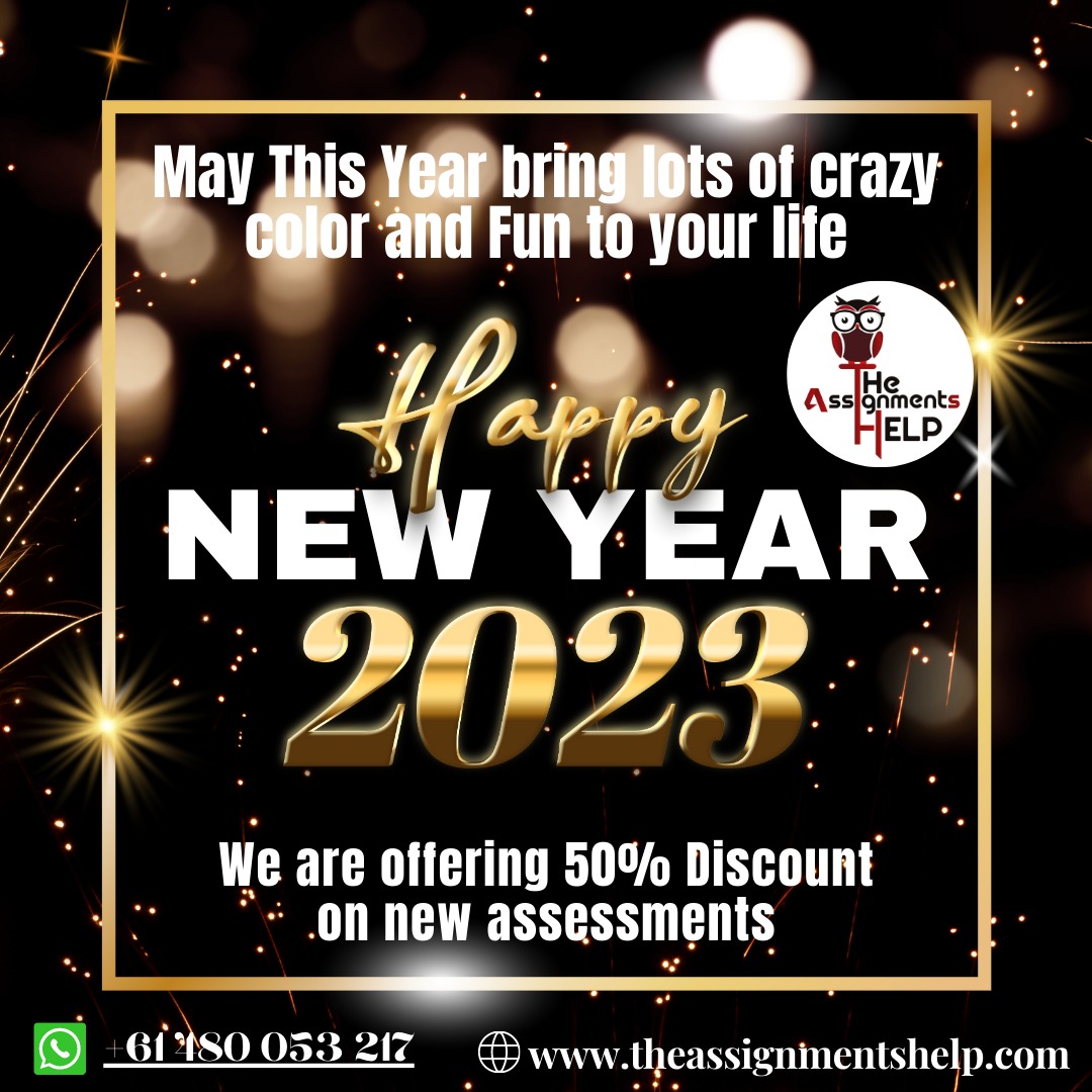 tasignmentshelp's tweet image. Happy new year to all students
We are offering a new offer of 30% off on the first assignment.
Order Now.
#happynewyear #happynewyeartoallstudents #getassignmenthelp #getassignmentwritinghelp #getassignmenthelpforanytopics #help #theassignmentshelp