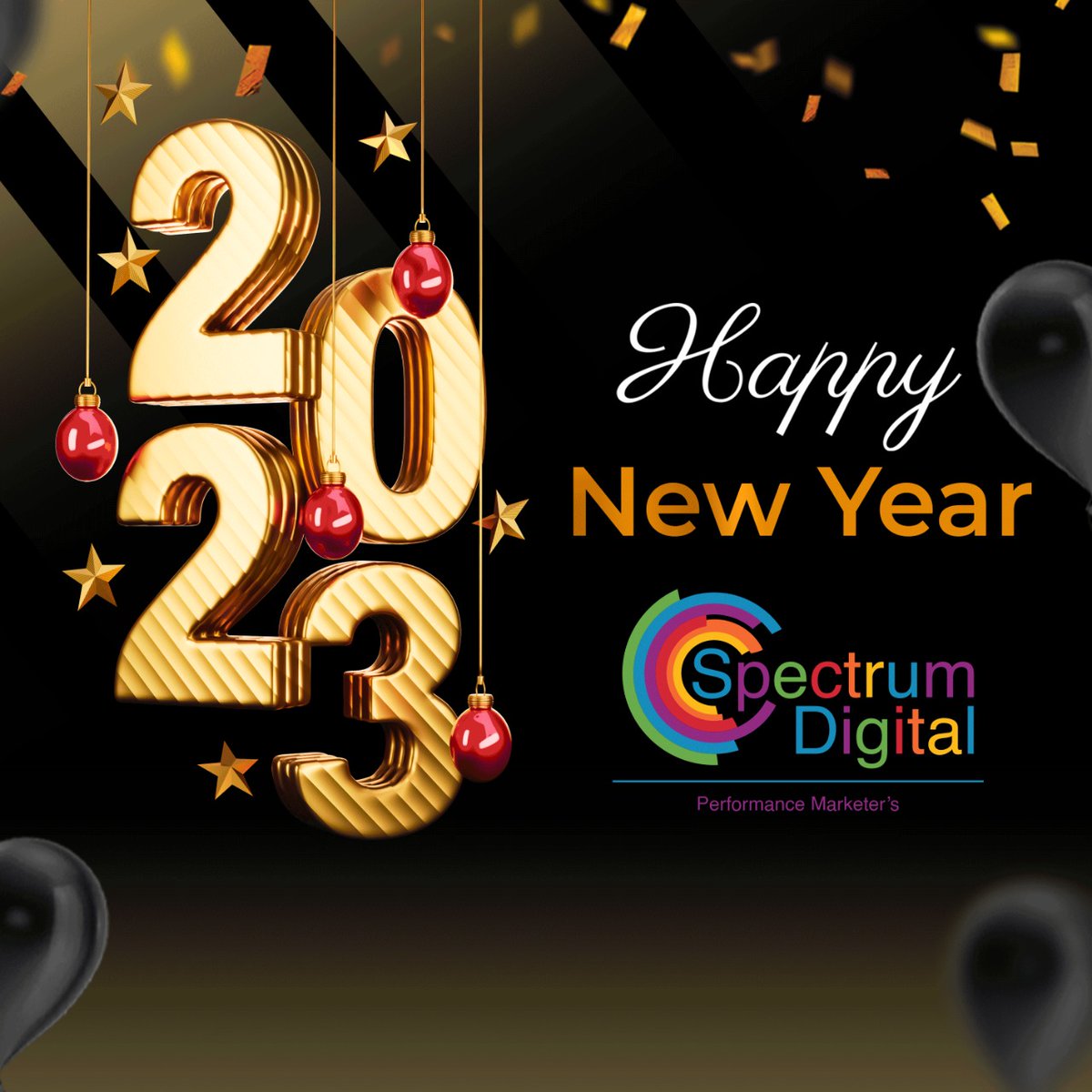 Spectrum_Digit's tweet photo. May the New Year bring loads of happiness, peace, success. Wishing you a joyous 2023!
Team SpectrumDigital Wishes a Very Happy New Year to All!
#happynewyear #HappyNewYear2023 #digitalamarketing #digitaladvertising #affiliatemarketing #affiliatemarketer #SpectrumDigital https://t.co/AAP785P6jv