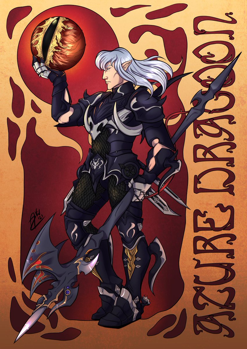 heroicn0nsense's tweet photo. Ending out 2022 with my favorite piece I've produced this year. Was it my best? Maybe not. But it was my favorite. Just like Estinien. https://t.co/9jzVbXX22e