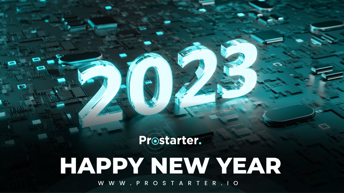 ProtOfficial's tweet photo. Prostarter team wishes you a blessed and successful Happy New Year 2023 🎉🙌

A new wave of investment opportunities and top-quality projects launch is coming ahead in 2023 as Prostarter 2.0 is around the corner 🚀🤩

#Prostarter #IDO #Launchpad #INO #IGO #HappyNewYear2023 https://t.co/7XaRYrTAxF