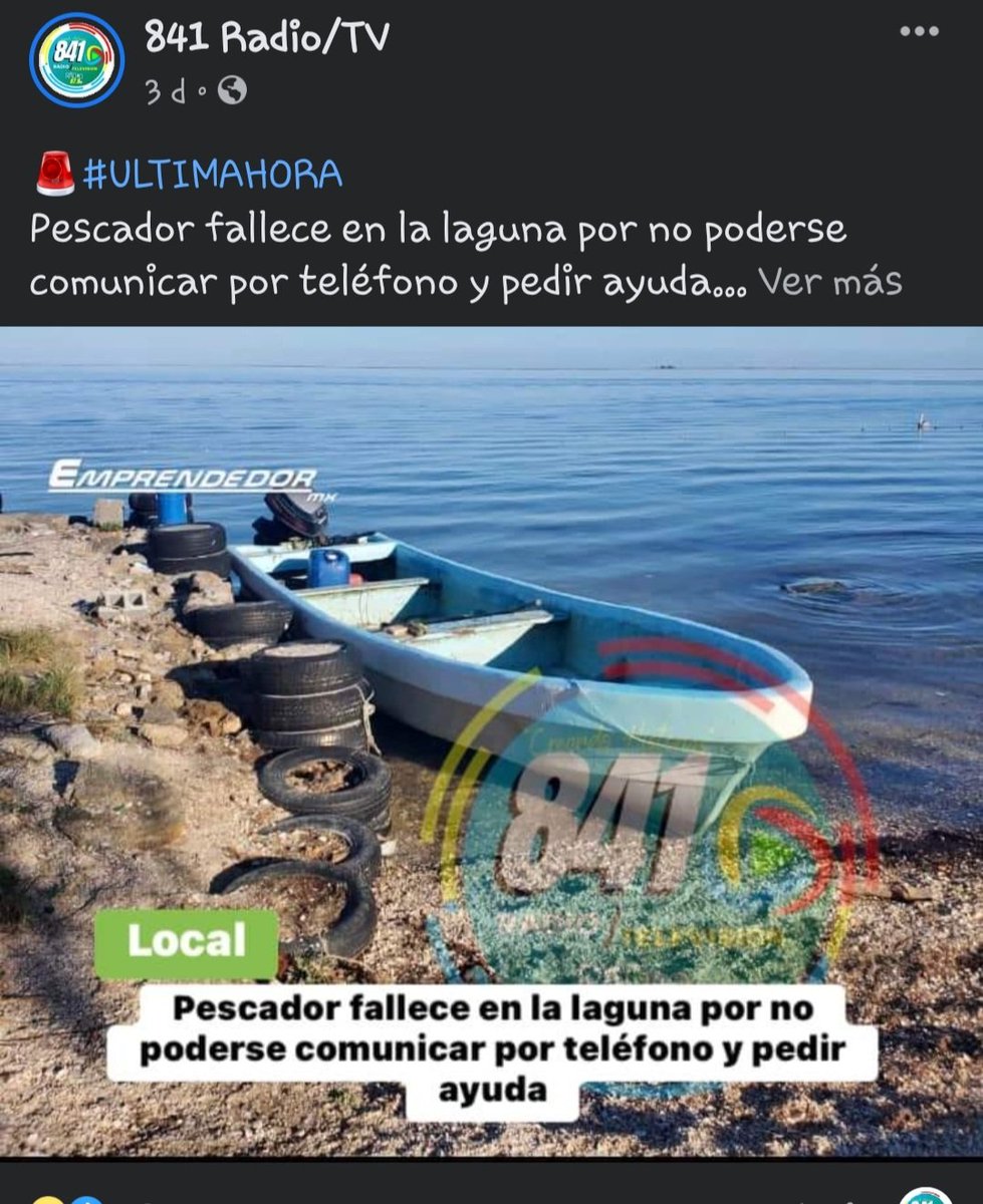 GinaTalip's tweet photo. @Telcel @ServicioTelcel habitantes de "La Carbonera" en la Laguna Madre, San Fernando, Tamaulipas SIN SEÑAL, planean derribar torre de Telcel... información de medios locales https://t.co/V8tS3PBlUx