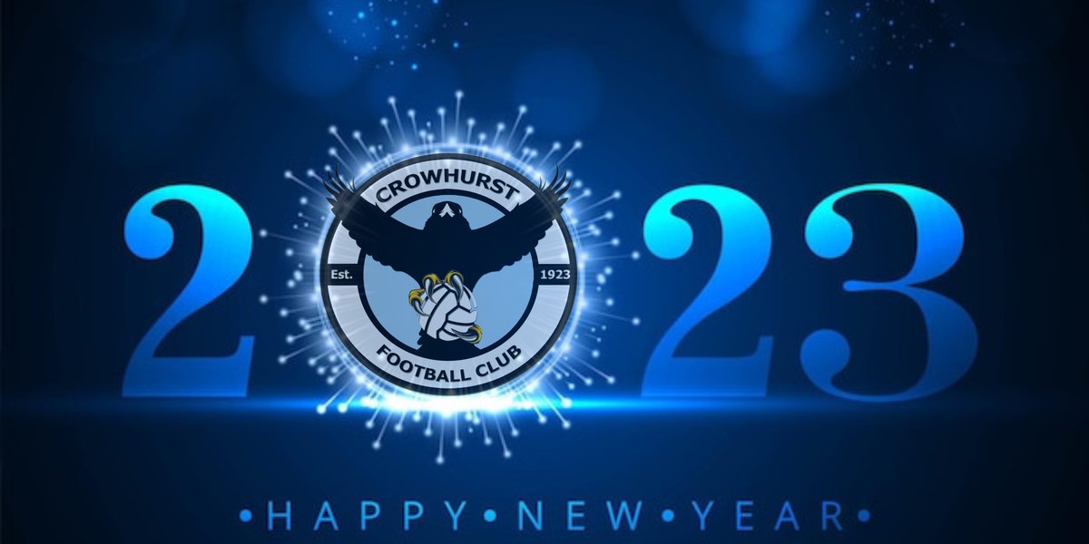 Before the socials become too loaded...

All of us at Crowhurst FC wish you all a happy new year!
 
May 2023 bring you much happiness, fond memories, good health, and may it bring us some more positive performances, trophies, and titles!

#CROWS