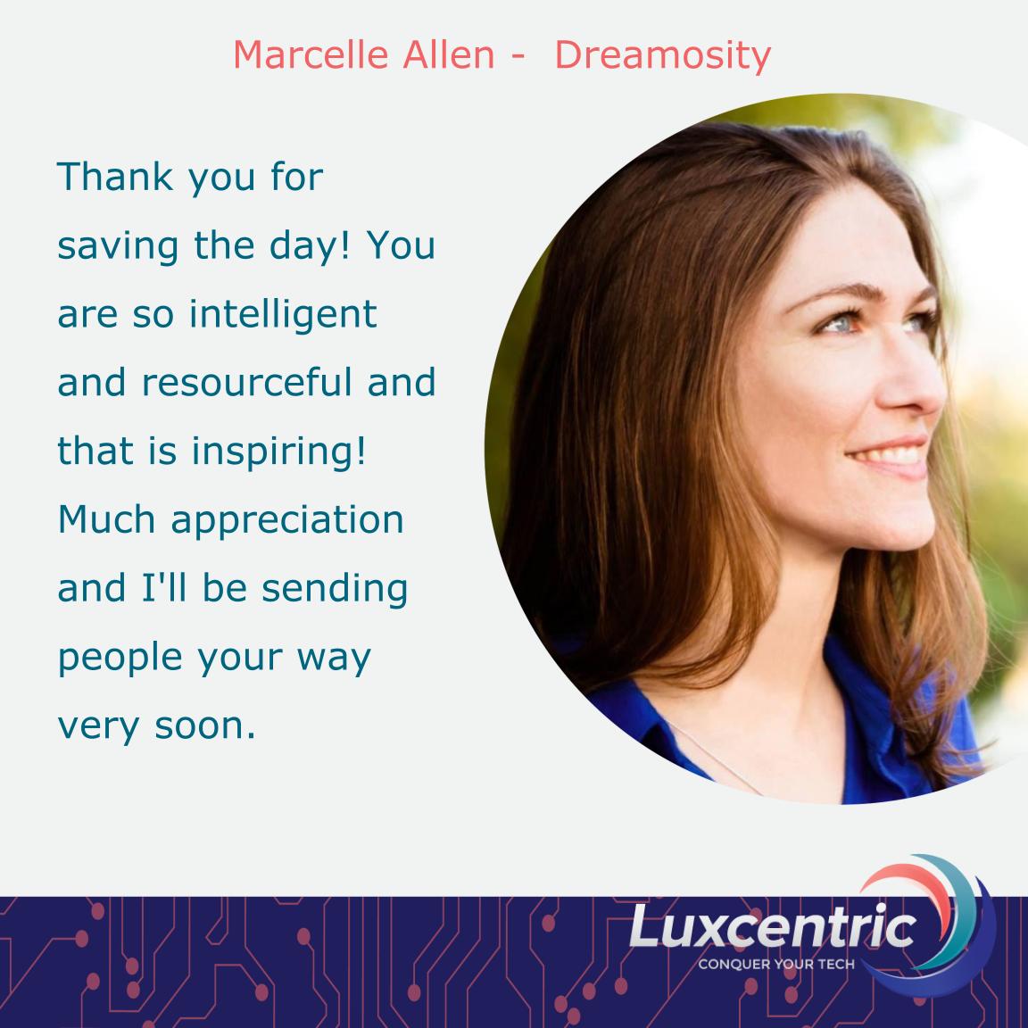 luxcentric tweet picture
