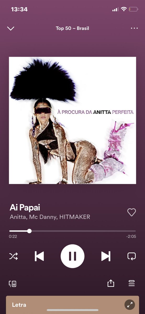 _theusfreitas23's tweet photo. Acordei ouvindo o hit do #Carnaval2023 #Anitta #top50brasil @Anitta https://t.co/cnVgaSRyzf