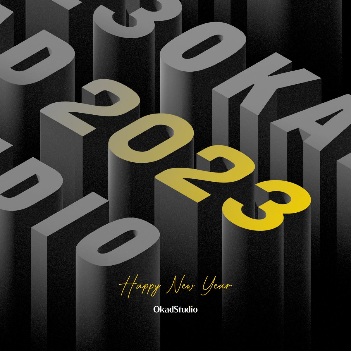 OkadStudio's tweet photo. نتمنى لكم عامًا مليئًا بالإبداع والإنجــاز..💛
.
.
#2023NewYear #سنة_جديدة_2023 https://t.co/eiMF09i3Fk
