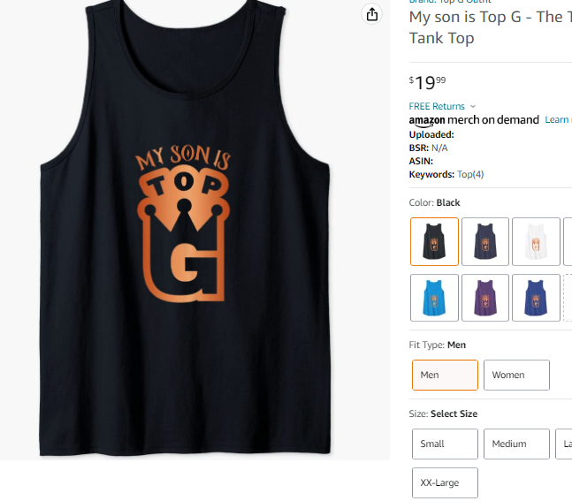 Cryptodilemma's tweet photo. @Cobratate Hey Andrew Tate fans! Looking for a way to show your support for The Top G Brothers? This shirt featuring [ The Tog G desgin idea on Amazon is the perfect choice. It's stylish, comfortable, and a great way to show your love for Andrew 
Check this brand ==> https://t.co/6EQl9vFKr1 https://t.co/96Z5fUGDSc
