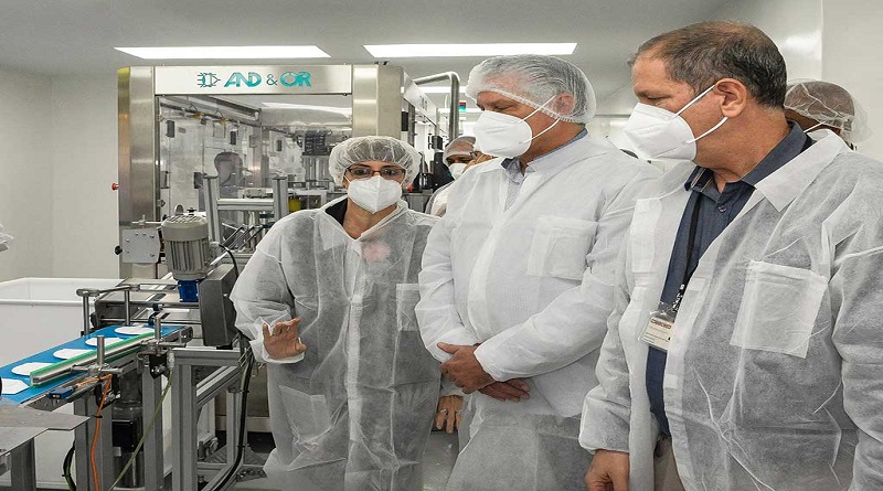 Presidente de Cuba visitó fábrica de equipos médicos de La Habana #VenezuelaFeliz2023 vtv.gob.ve/presidente-cub…