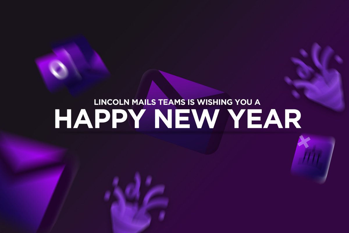 Lincoln Mails Team is wishing you a happy new year !

We sold more than 130k emails to our customers, thank you for the endless support of all our customers 💪🏻.

We have a lot in store for you next year, stay tuned 👀

#LincolnMails