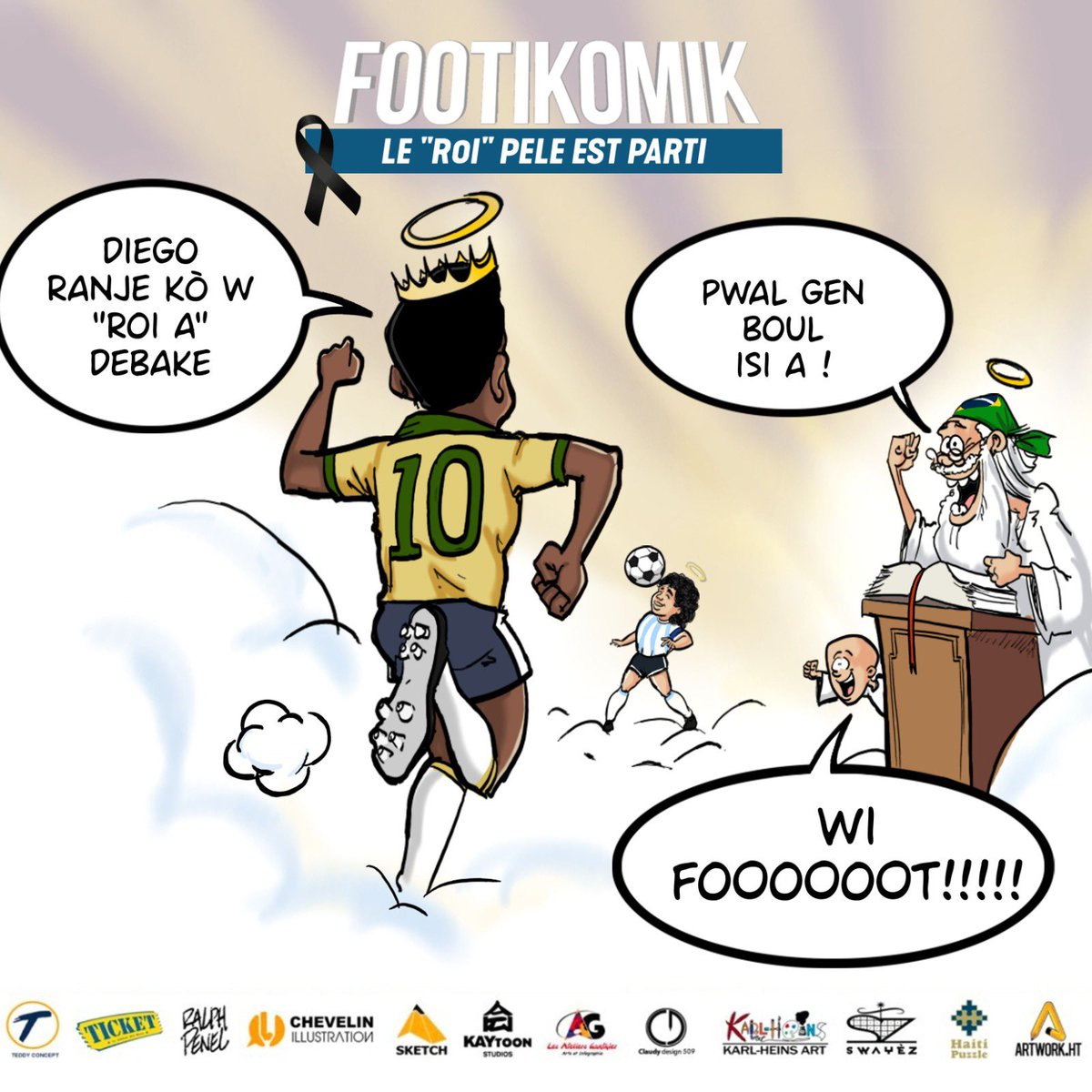 #RIP #Pele 🇧🇷 #theking👑 #concept de @teddyconcept1  @teddykeser <a href="/artwork/">Artwork</a>.ht  <a href="/bousiko/">Jerry Boursiquot</a> @Sketch_509 @Tchooko_92  @francisco_silva509  <a href="/swayez/">sway ez</a> @chevelin_illustration @Oligarts @Karlheinsdesroches <a href="/RalphPenel/">Ralph Penel Pierre</a> <a href="/kaytoonstudios/">kaytoonstudios 🇭🇹🇯🇵 しゅうかいじょ</a> @claudydesign_509 @ferlandojocelin