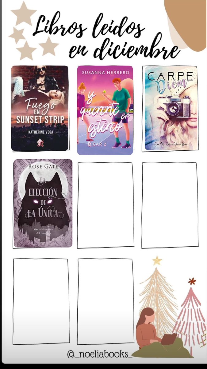 Termino diciembre así: he leído a mis favoritas. <a href="/ieautoras/">Eva & Idoia</a> <a href="/Susanmelusi/">Jon y Blake 🏒</a> <a href="/tontosinolees/">Rhys</a> <a href="/angelafrancoq/">Ángela Franco</a> 💙💙