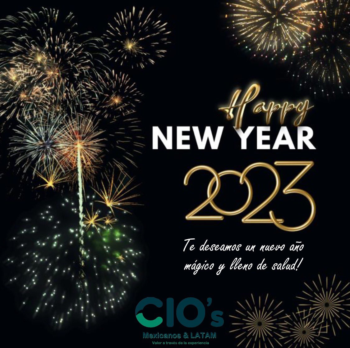 CIOsMexOficial's tweet photo. Feliz #2023 🎊🎉⭐️ https://t.co/WKmS3JqLB0