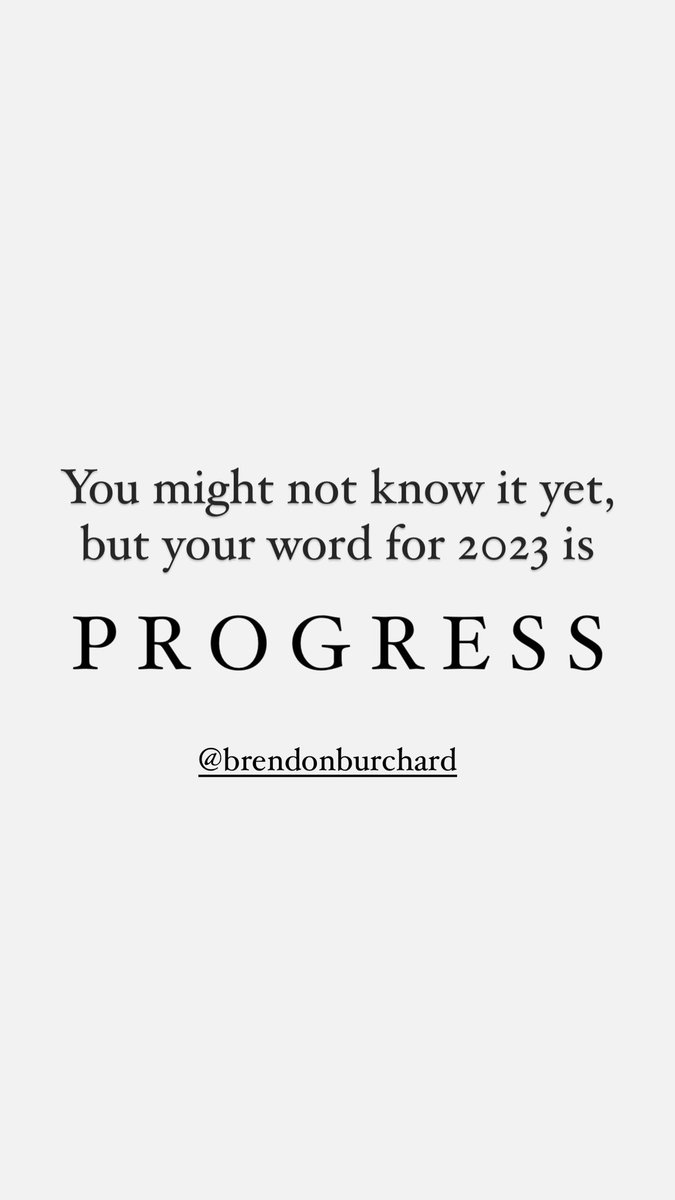 Sending this intention and love to you. What’s your word if not this one? 🙏❤️👇

Wishing you and yours a joyous, healthy, loving, bold and abundant 2023!! 
- your coach, Brendon.