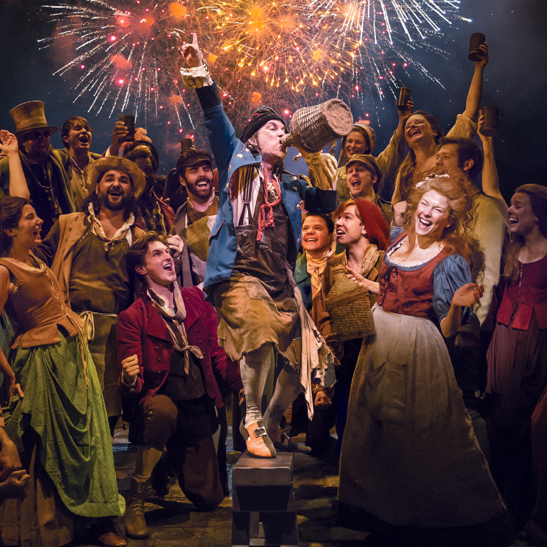 lesmisofficial's tweet photo. Everybody raise a glass to the New Year! 🥂 #LesMiz https://t.co/JlU6utjWsQ
